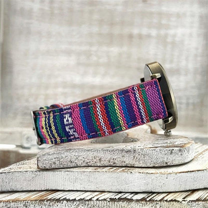 Montre Femme Design Unique Multicolore Tressée 3