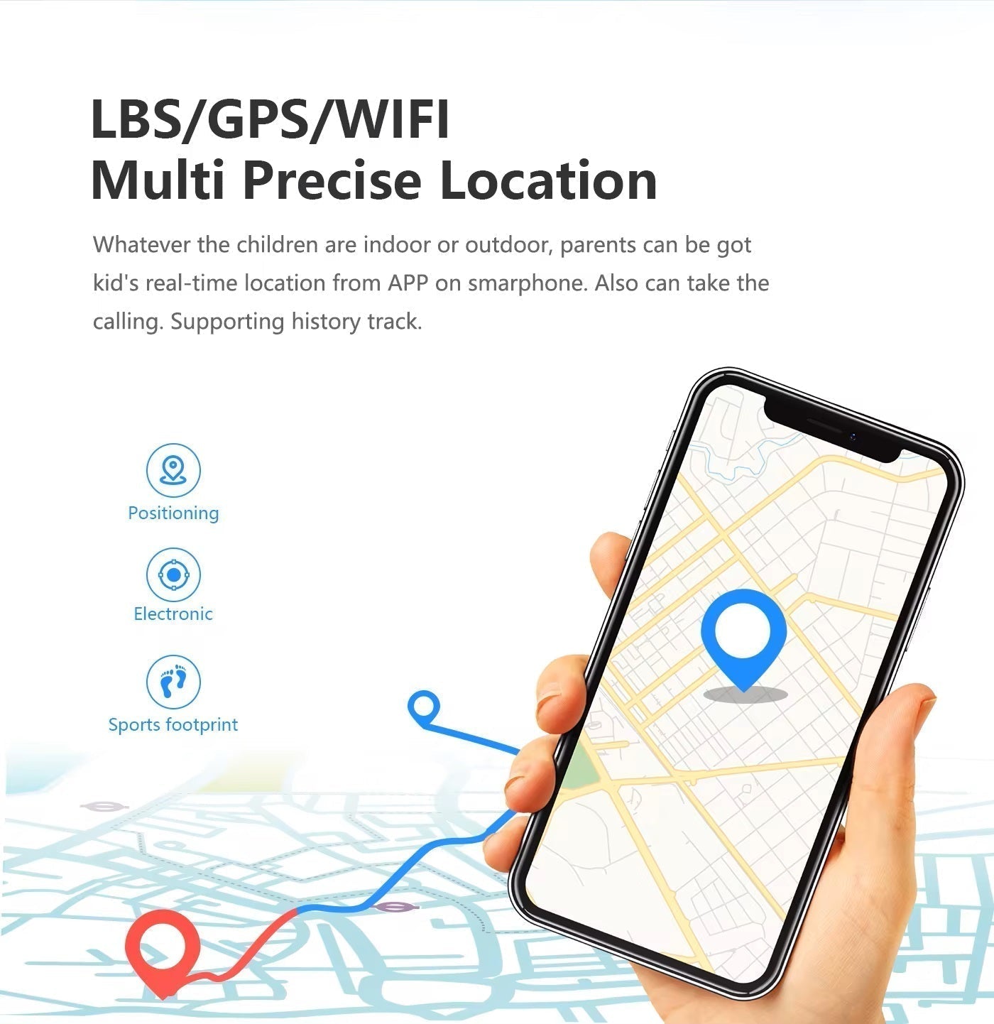 Montre GPS Enfant Avec Appels Vidéo Et Fonction SOS 4