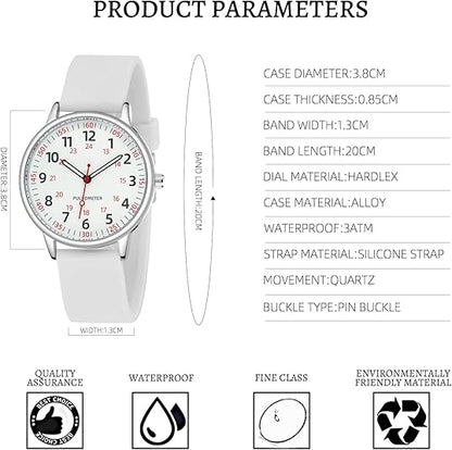 Montre Infirmière Analogique Étanche pour Femmes 1