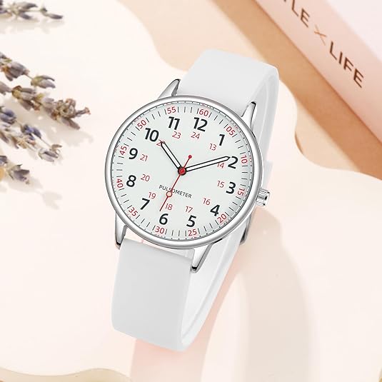 Montre Infirmière Analogique Étanche pour Femmes 4