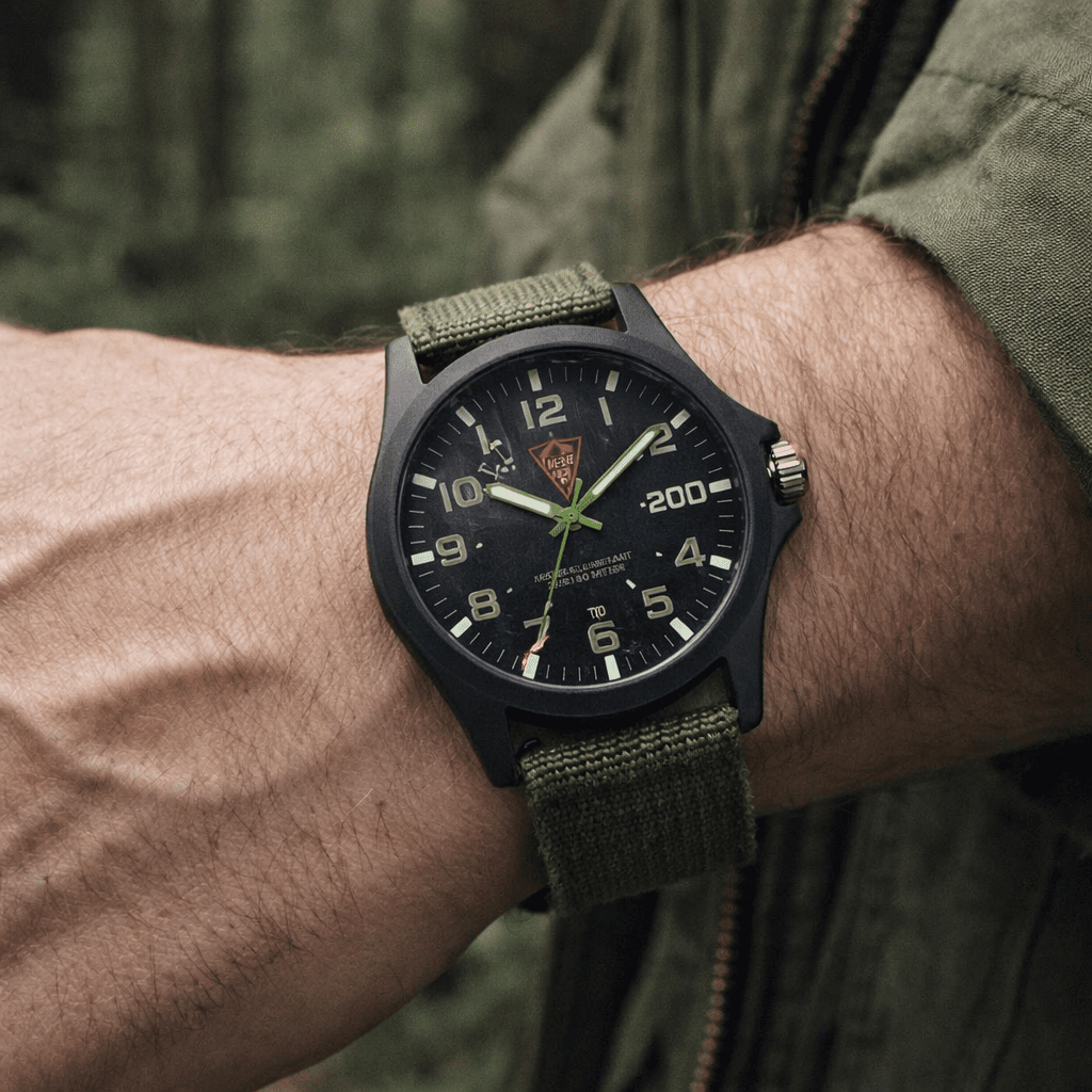 Montre Tactique Homme Résistante 0