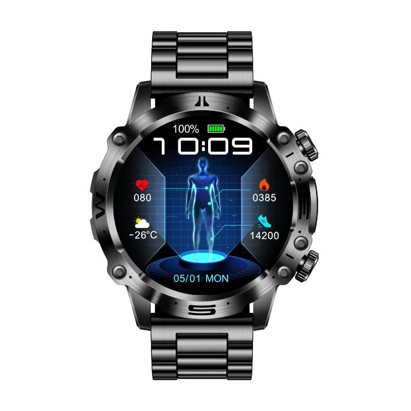 Montre Connectée Unisexe Multifonction Sportive Design Ergonomique - Foivo