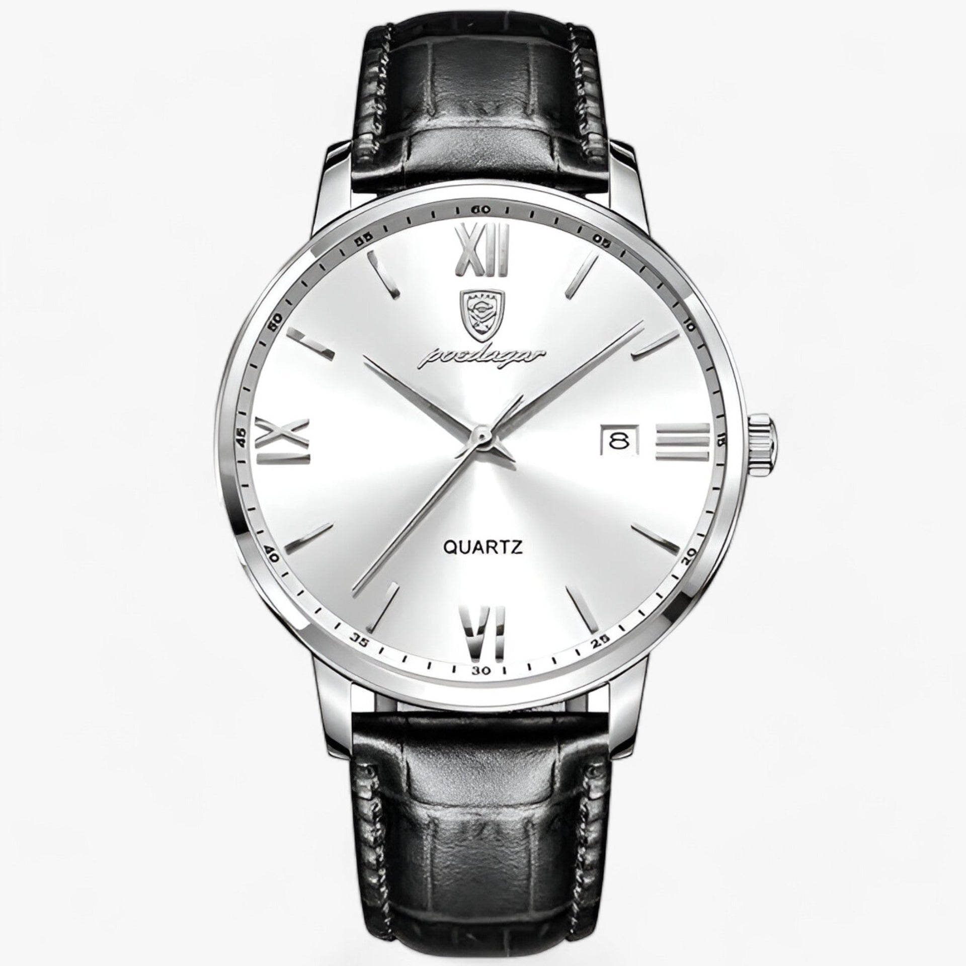 Montre pour Homme Bracelet Cuir Élégant 3