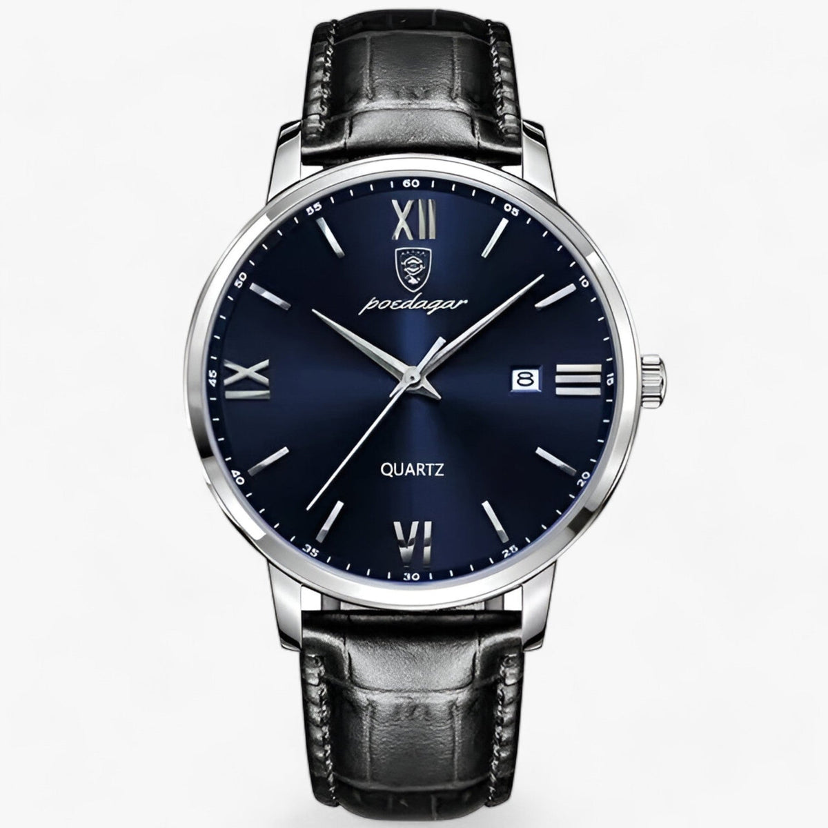 Montre pour Homme Bracelet Cuir Élégant 4