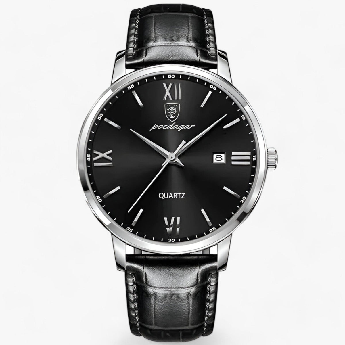 Montre pour Homme Bracelet Cuir Élégant 5