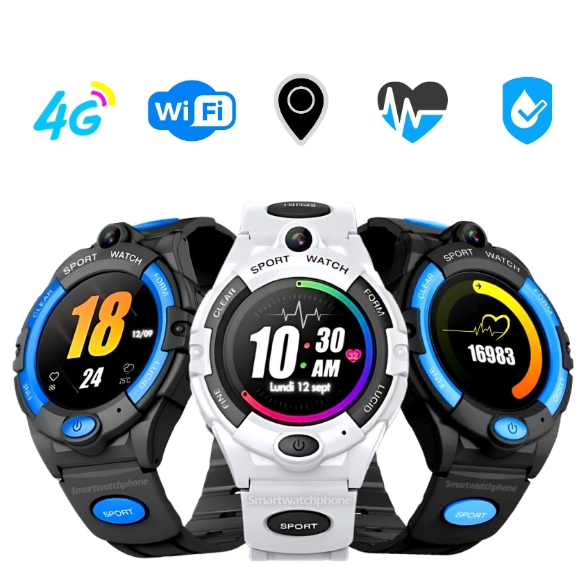 Montre Enfant GPS 4G Écran Couleur Intelligent 🤍 - Foivo