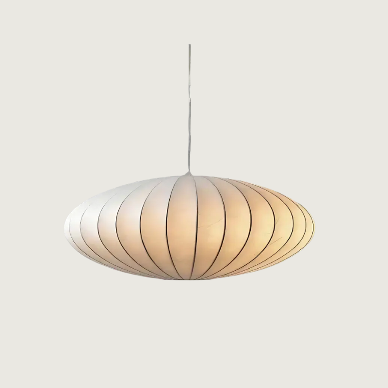 Lampe Suspendue Élégante en Soie