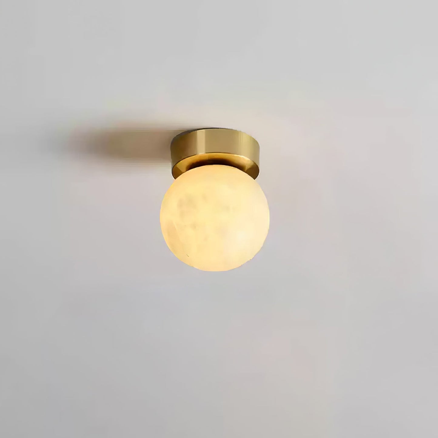 Lampe Plafond Élégante en Cristal et Métal - Éclairage LED Chauffeur pour Intérieur