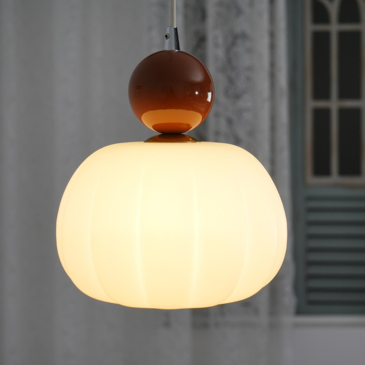 Lampe Suspendue Moderne en Métal et Verre, Élégante pour Salon ou Chambre - Foivo
