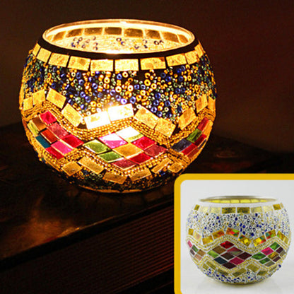 Lumière Douce | Bougie Décorative en Verre Artisanal pour Intérieur - Foivo