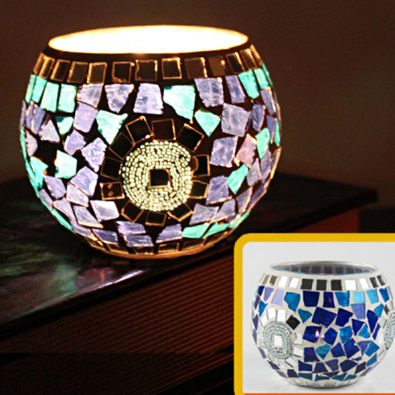 Lumière Douce | Bougie Décorative en Verre Artisanal pour Intérieur