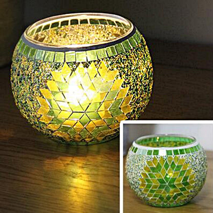 Lumière Douce | Bougie Décorative en Verre Artisanal pour Intérieur