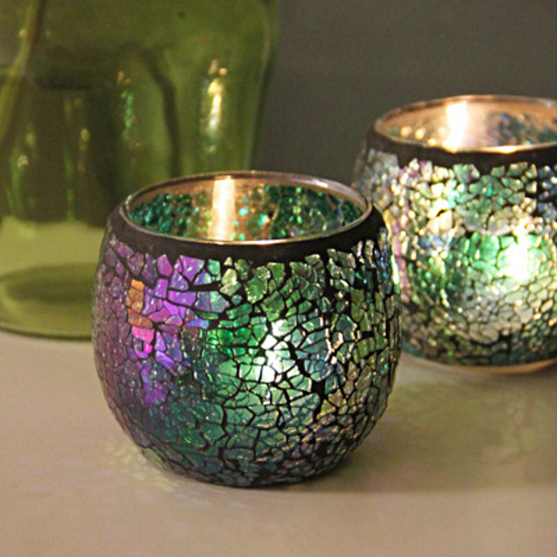Lumière Douce | Bougie Décorative en Verre Artisanal pour Intérieur