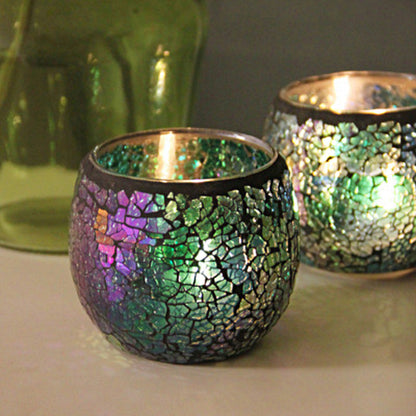 Lumière Douce | Bougie Décorative en Verre Artisanal pour Intérieur