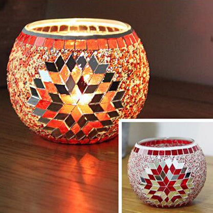 Lumière Douce | Bougie Décorative en Verre Artisanal pour Intérieur