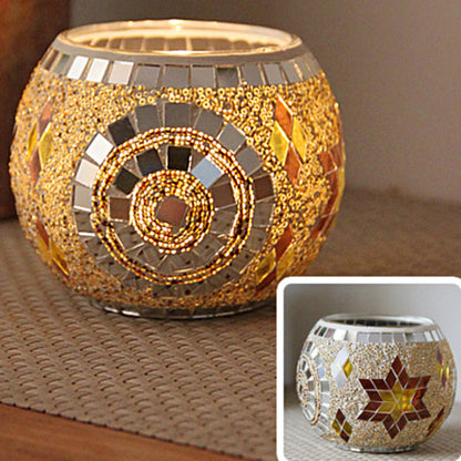 Lumière Douce | Bougie Décorative en Verre Artisanal pour Intérieur