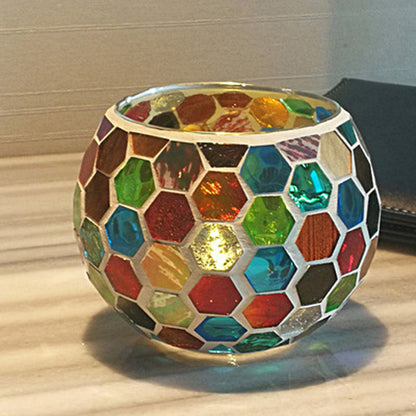 Lumière Douce | Bougie Décorative en Verre Artisanal pour Intérieur