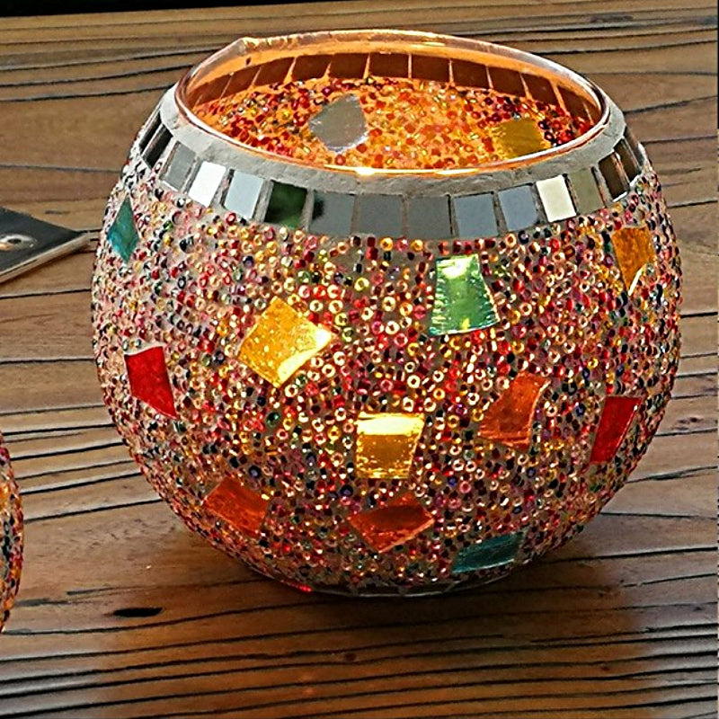 Lumière Douce | Bougie Décorative en Verre Artisanal pour Intérieur