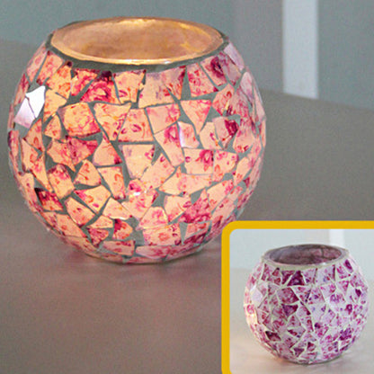 Lumière Douce | Bougie Décorative en Verre Artisanal pour Intérieur