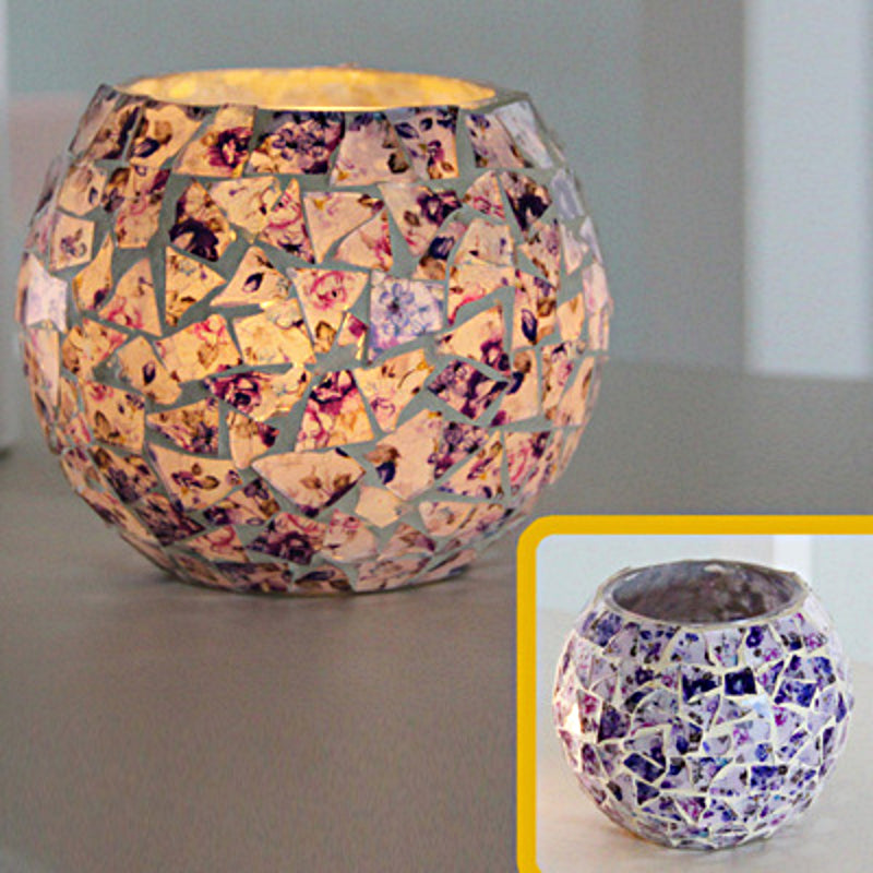 Lumière Douce | Bougie Décorative en Verre Artisanal pour Intérieur