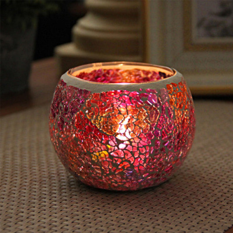Lumière Douce | Bougie Décorative en Verre Artisanal pour Intérieur