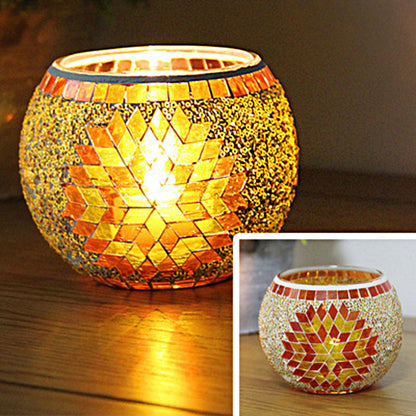 Lumière Douce | Bougie Décorative en Verre Artisanal pour Intérieur