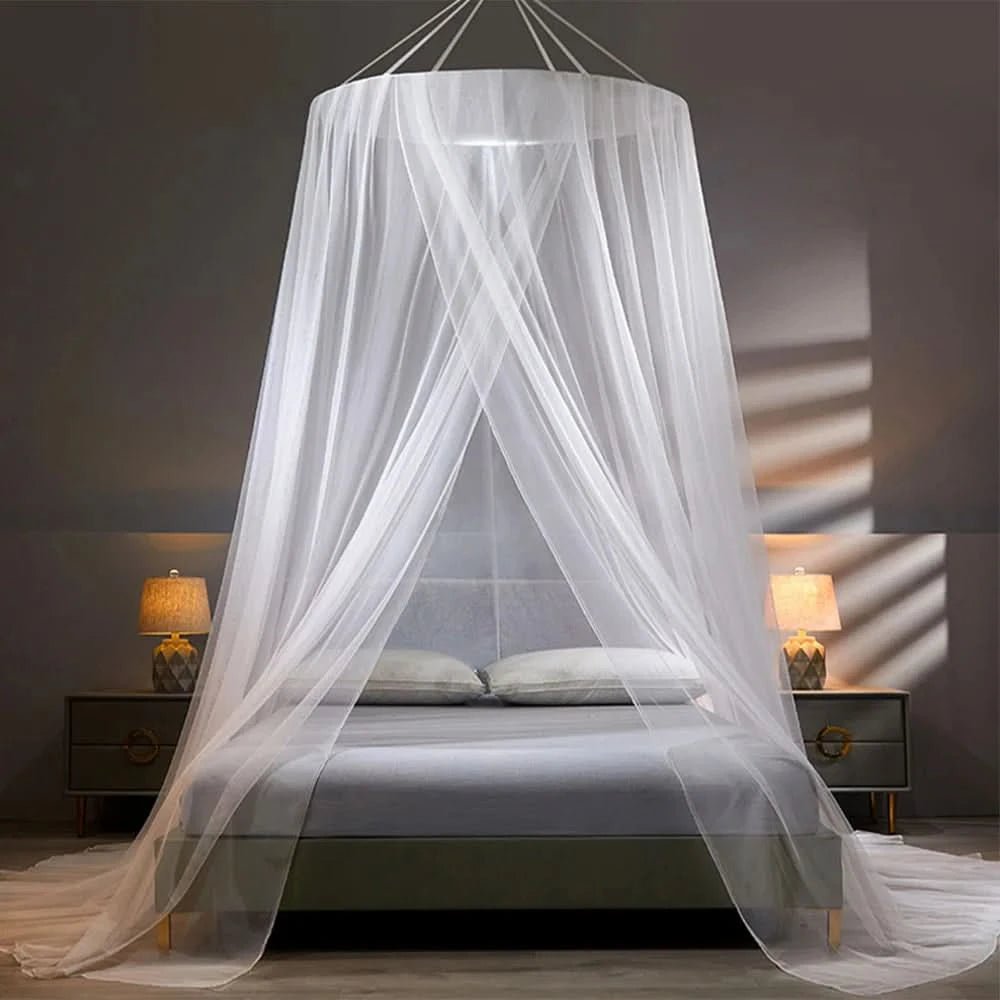 Moustiquaire Pliable pour Lit Double et Camping Aimantée 6
