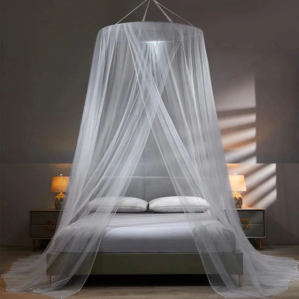 Moustiquaire Pliable pour Lit Double et Camping Aimantée 7