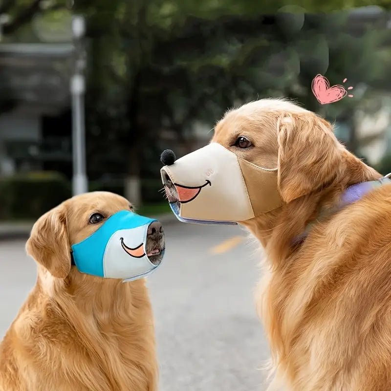 Muselière Pour Chien Ajustable Amusante Avec Design Ludique 1