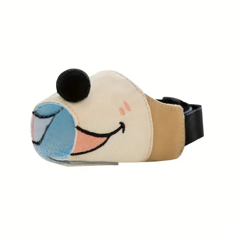 Muselière Pour Chien Ajustable Amusante Avec Design Ludique 3