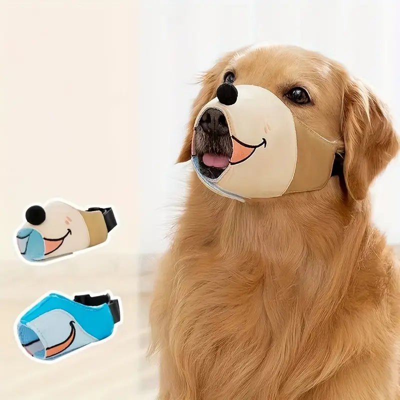 Muselière Pour Chien Ajustable Amusante Avec Design Ludique 4