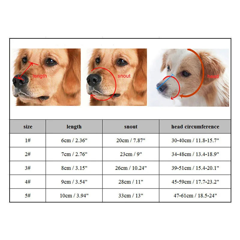Muselière Réglable pour Chien en Silicone 4