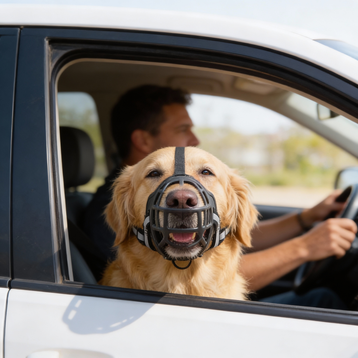 Muselière pour chien Ajustable et Confortable 1