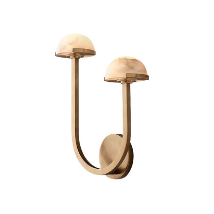 Lampe Murale Déco en Pierre et Métal