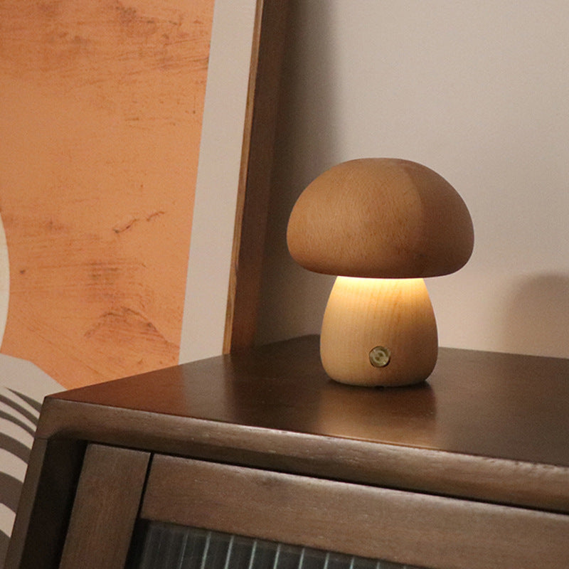 Lampe Bois Chalet Dimmable