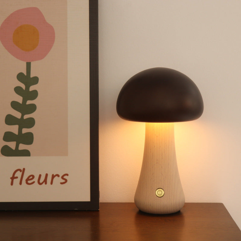 Lampe Bois Chalet Dimmable