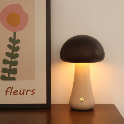 Lampe Bois Chalet Dimmable