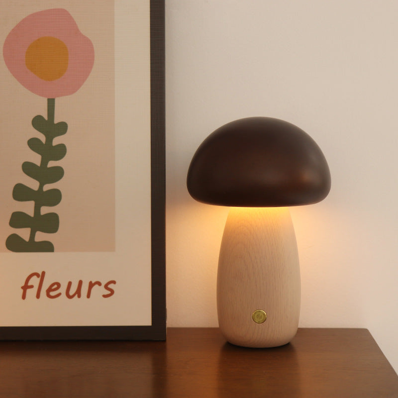 Lampe Bois Chalet Dimmable