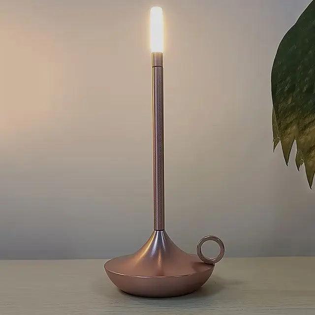 Lampe Bougie Réglable en Métal | Style Chic et Énergétique