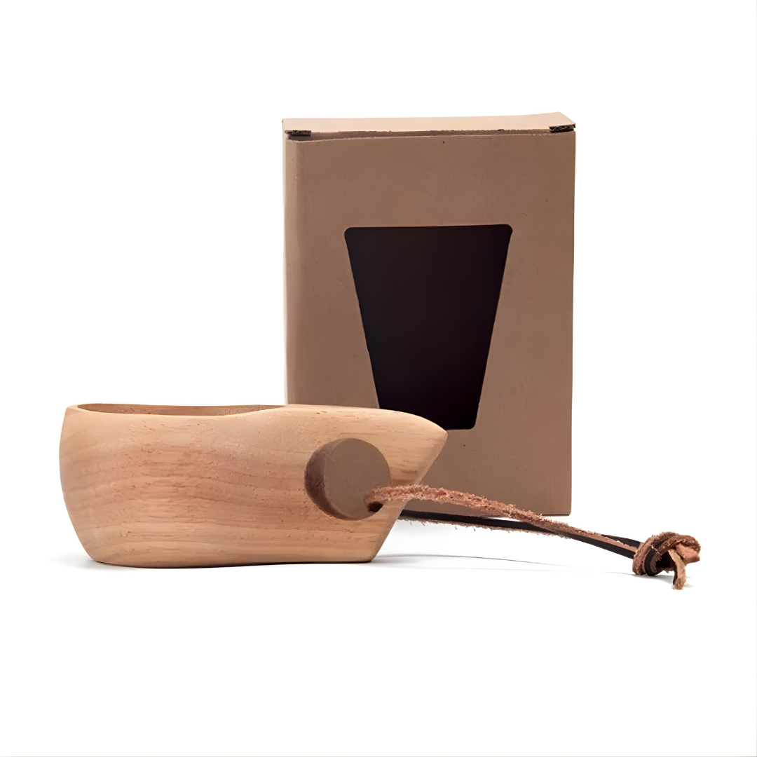 Gobelet Bois Bio Artisanal pour Décor de Table Champêtre - Foivo