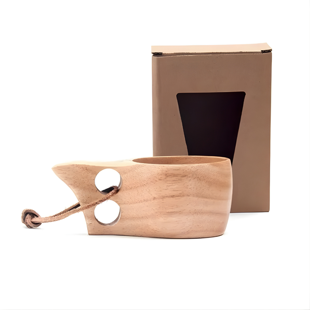 Gobelet Bois Bio Artisanal pour Décor de Table Champêtre