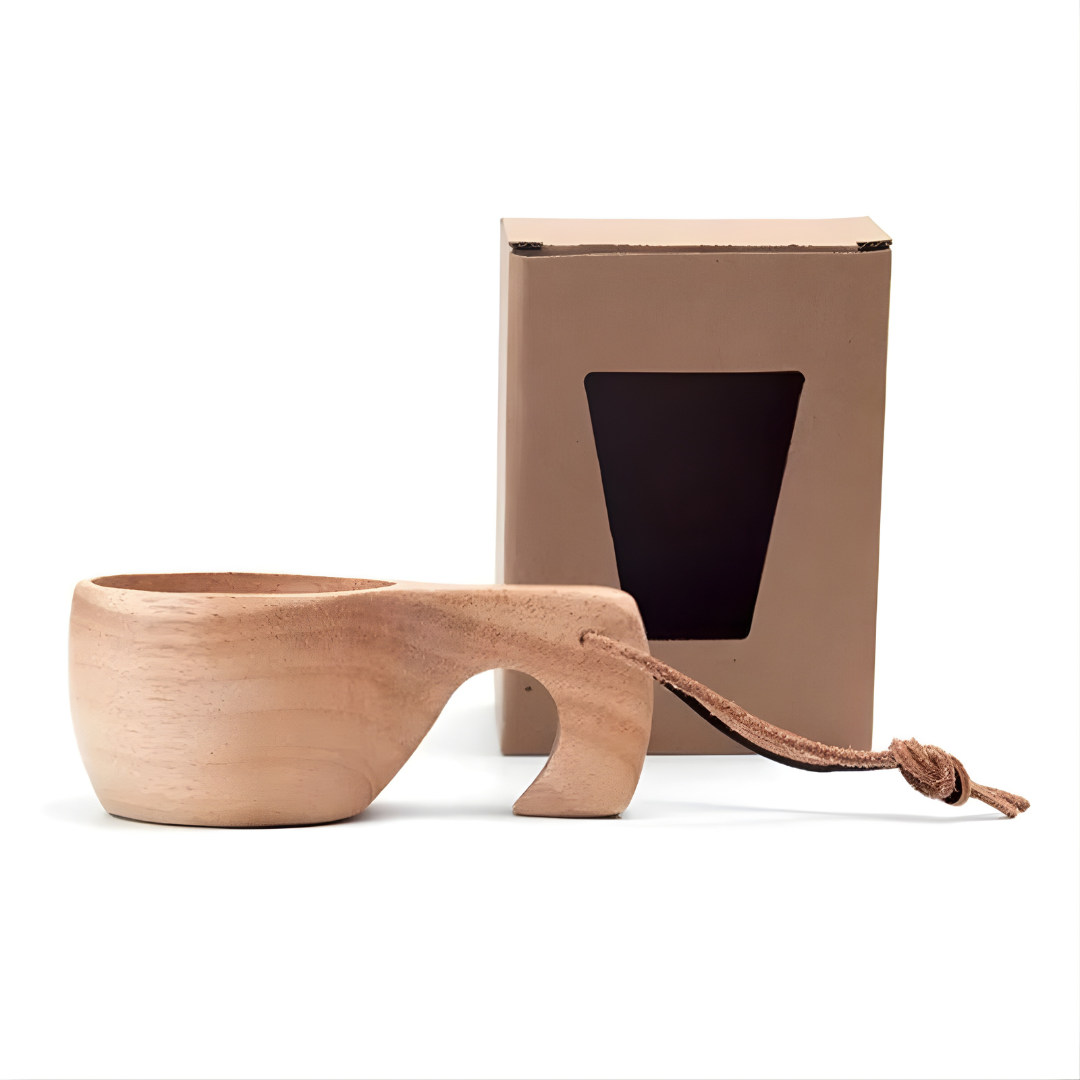 Gobelet Bois Bio Artisanal pour Décor de Table Champêtre