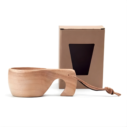 Gobelet Bois Bio Artisanal pour Décor de Table Champêtre