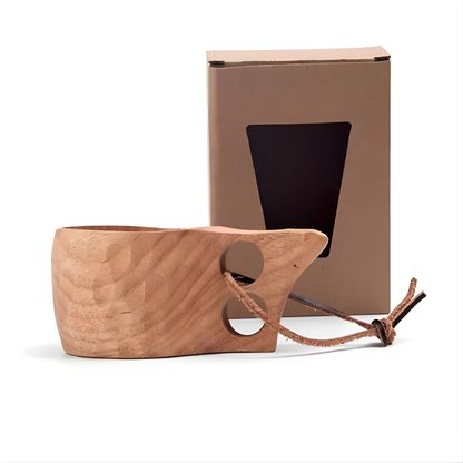 Gobelet Bois Bio Artisanal pour Décor de Table Champêtre
