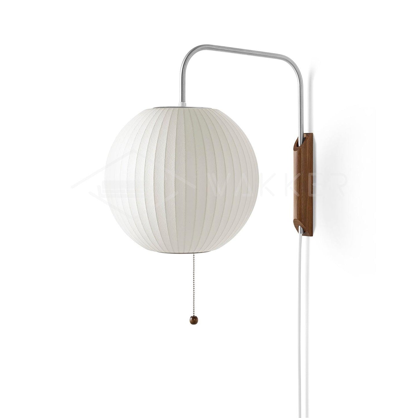 Lampe Murale Élégante en Bois et Métal Rétro