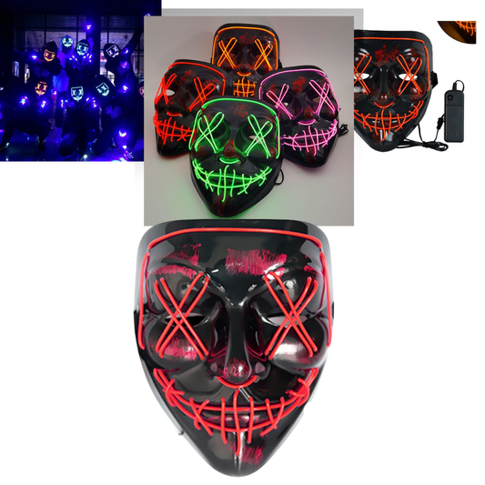 Masque Lumineux High-Tech - blxckfr
