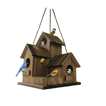 Nichoir Bois Multi-chambres pour Oiseaux - Foivo