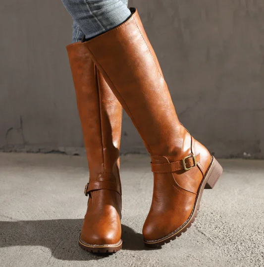 Bottes Hautes Élégantes au Genou - Chic Quotidien - Foivo