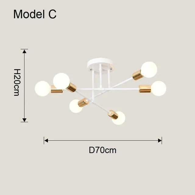 Lampe Design Métal Chromé avec Douille E27 – Élégante et Lumineuse