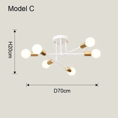 Lampe Design Métal Chromé avec Douille E27 – Élégante et Lumineuse